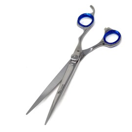 7 Professional Hair Cutting Barber Scissors, Stainless Steel, with Finger rest, Lightweight Razor Edge Haircut Scissors for Hair Salon, Hairdresser