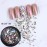 6 Pack Mixed Nail Art Rhinestone Nail Art Decorations Accessories Flat Base Nail Jewelry Glass Rhinestone Crystal Best for Manicure DIY Mobile Phone Shell Jewelry Makeup 3D Decoration