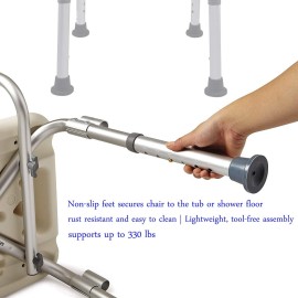 Replacement Feet for Shower Chair Bath Seat, shower stools and transfer bench, non-skid Shower Bench and Tub Transfer Benches Rubber Suction Cup Feet, Metal Insert Reinforced(Pack of 4) (1 I.D, Grey) Replacement Feet for Shower Chair Bath Seat, shower stools and transfer bench, non-skid Shower Bench and Tub Transfer Benches Rubber Suction Cup Feet, Metal Insert Reinforced(Pack of 4) (1 I.D, Grey)