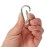 50pcs Small Carabiner Clips Mini Aluminum Carabiner Clip Keychain Bulk Hook Pack Carabeaner D Shape Hook Keychain for Home Hiking, Silver