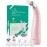 NEWDERMO 2-in-1 Microdermabrasion Machine for Facial, Diamond Microdermabrasion Device USB Rechargeable - Advanced Home Facial Treatment Machine (Pink)
