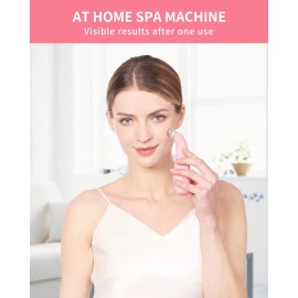 NEWDERMO 2-in-1 Microdermabrasion Machine for Facial, Diamond Microdermabrasion Device USB Rechargeable - Advanced Home Facial Treatment Machine (Pink) NEWDERMO 2-in-1 Microdermabrasion Machine for Facial, Diamond Microdermabrasion Device USB Rechargeable - Advanced Home Facial Treatment Machine (Pink)