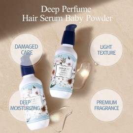 Bouquet Garni Deep Perfume Hair Serum Baby Scent Fragrance - Anti-Frizz Hair, Quick Absorption, Long-lasting (Containing Amino acids, Proteins, Hyaluronic Acids, Vegan Oils) - 3.4 oz Bouquet Garni Deep Perfume Hair Serum Baby Scent Fragrance - Anti-Frizz Hair, Quick Absorption, Long-lasting (Containing Amino acids, Proteins, Hyaluronic Acids, Vegan Oils) - 3.4 oz