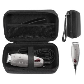 CaseSack carrying case for Andis 04710, 04603, 04775, 46700, 48900 Professional T-Outliner Beard/Hair Trimmer with T-Blade, mesh pocket for combs and accessories