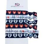 Nurse Hair Ties Accessories, Nursing Elastic Hair Bands No Crease Ponytail Holders Ribbon Gifts for Women, Girls, Appreciation Week, Graduation, Colleagues and Friends