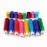 10ml 8 Colour Frosted Glass Roll On Bottles,Empty Portable Essential Oil Glass Roller Bottle With Stainless Steel Roller Balls Perfume Roll-On Bottle with Lids-8 Pack
