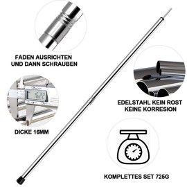 SAN Got Nomad 6.6\' Telescoping Tent Poles Set of 2 - Rooftop Tents, Canopy & Awning Poles