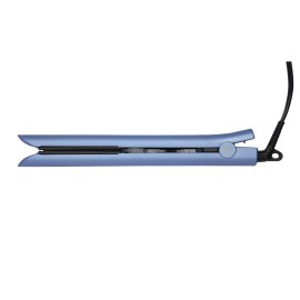 Luxe Hair Straightener 1 Ceramic Flat Iron for Professional Styling. Dual Voltage 110/240, for Straighten, Curl or Wave.(Blue Topaz)