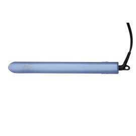 Luxe Hair Straightener 1 Ceramic Flat Iron for Professional Styling. Dual Voltage 110/240, for Straighten, Curl or Wave.(Blue Topaz)