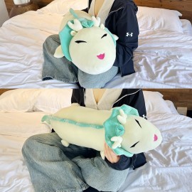 Hofun4U Dragon Plush Pillow, 34 Inch Dragon Stuffed Animals, Christmas Birthday Gift for Adults Kids Girls Boys