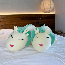 Hofun4U Dragon Plush Pillow, 34 Inch Dragon Stuffed Animals, Christmas Birthday Gift for Adults Kids Girls Boys