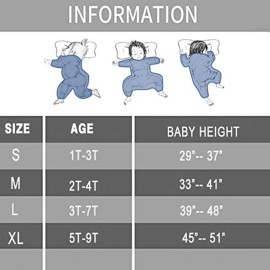 BLOOMSTAR Toddler Sleeping Sack with Feet (5-9T) Cotton Tog 1.5 Baby Walking Sleeping Bag with Sleeve Wearable Blanket with Leg kids Sleeper