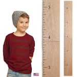 HEADWATERS STUDIO Wood Growth Chart for Wall - Growth Chart Wood Growth Chart for Kids Wooden Ruler Growth Chart Child Height Wall Chart Grow Chart for Wall Kids Wall Ruler Height Chart-Modern Natural