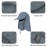 CRISTGEE Foldable Sun Cap, Fishing Hats, UPF 50+ Protection Caps with Face Mask Neck Flap Dark Gray