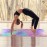 ZOEO Rainbow Galaxy Mermaid Scales Yoga Towel Non Slip Thick Kids Eco Friendly Rubber Workout Foldable Yoga Mat Women Exercise A001