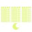 Glow Dots Star and Moon,Glow in The Dark Stars Wall Stickers, 252 Dots in 3 Sizes for Ceiling/Walls,Perfect for Kids Birthday Gift, Beautiful Wall Decals for Any Room, Bright and Realistic