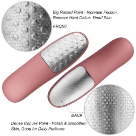 Foot Scrubber with Stand, Never-Cut-Your-Feet Foot File Callus Remover - Safe to Use | Comfortable Foot Scraper Feet Scrubber Dead Skin Remover, Best Home Pedicure Foot Care Tool, Used on Wet/Dry Feet Foot Scrubber with Stand, Never-Cut-Your-Feet Foot File Callus Remover - Safe to Use | Comfortable Foot Scraper Feet Scrubber Dead Skin Remover, Best Home Pedicure Foot Care Tool, Used on Wet/Dry Feet