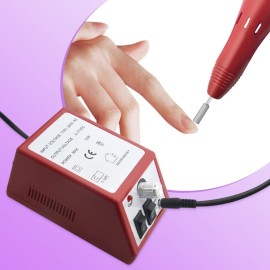 LILYS PET 20,000 RPM Light Type Professional Electric Nail Art Salon Drill Glazing Fast Machine,Electric Nail Art File Drill with 1 Pack of Sanding Bands (Red) LILYS PET 20,000 RPM Light Type Professional Electric Nail Art Salon Drill Glazing Fast Machine,Electric Nail Art File Drill with 1 Pack of Sanding Bands (Red)