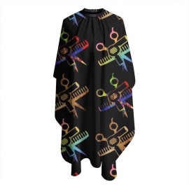 Colored Tools Barber Cape Haircut Capes Salon Hair Cutting Capes Personalized Apron Hairstylist Hairdressing Cape 55 X 66 in Colored Tools Barber Cape Haircut Capes Salon Hair Cutting Capes Personalized Apron Hairstylist Hairdressing Cape 55 X 66 in