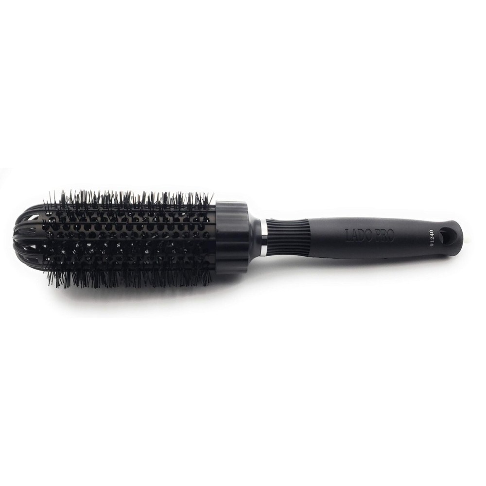 Lado Pro Black Dome Thermal Hair Brush 2.5 Inch 1240