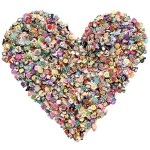 EHOPE 3000 PCS Clay Slices Fruit Nail Art Slices for DIY 3D Polymer Slices Making Polymer Clay Slices for Nail ArtMixed Slices