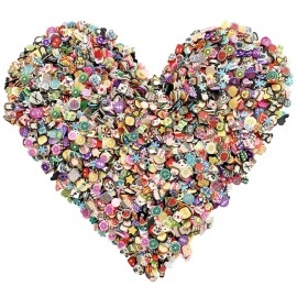 EHOPE 3000 PCS Clay Slices Fruit Nail Art Slices for DIY 3D Polymer Slices Making Polymer Clay Slices for Nail ArtMixed Slices