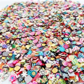 EHOPE 3000 PCS Clay Slices Fruit Nail Art Slices for DIY 3D Polymer Slices Making Polymer Clay Slices for Nail ArtMixed Slices EHOPE 3000 PCS Clay Slices Fruit Nail Art Slices for DIY 3D Polymer Slices Making Polymer Clay Slices for Nail ArtMixed Slices