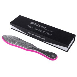 Foot File Callus Remover - G.Liane Professional Portable Foot Care Tool Stainless Steel Colossal Pedicure Foot Rasp Callus Removal Double Sided Pedicure Rasp File for Extra Smooth (Pink) Foot File Callus Remover - G.Liane Professional Portable Foot Care Tool Stainless Steel Colossal Pedicure Foot Rasp Callus Removal Double Sided Pedicure Rasp File for Extra Smooth (Pink)