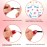 Blulu 44 Sheets 2000 Pcs Nail Stickers Adhesive Leaf Flower Butterfly 3D Nail Decals Stickers with Tweezers for Women DIY Decorations(Summer Themed Series)