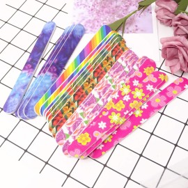 Honbay 20PCS Double Sided Nail Files Emory Boards for Home and Professional Salon Use (150/150 Grit) - Random Color