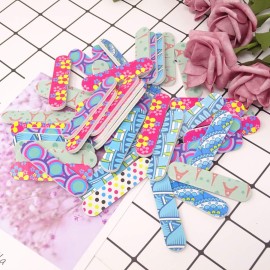 Honbay 50PCS Nail Art Tool Mini Double Sided Nail Files Emory Boards for Home and Professional Salon Use (150/150 Grit)