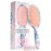 FRAMAR Pink Hair Brush Detangler, Detangling Hairbrush For Women, Wet Hair Brush For Girls, Hair Detangler Brush, Wet Hairbrush, Hairbrushes, Girls Hairbrush Detangler, Reduces Frizz - Floral