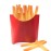 Hagao Fake French Fries Strip Shape Simulation Artificial Food Play Food Model Kitchen Decoration 15 pcs