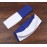 Headbands Hairband Cotton Soft and Stretchy Elastic Solid Color 6 Pcs Per Lot (Royal Blue/White)