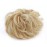 MORICA 2PCS Messy Bun HairPiece Scrunchies - Synthetic Scrunchies Curly Wavy Ponytail HairExtention for ThinHair Women (AshBlonde & BleachBlonde)