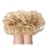 MORICA 2PCS Messy Bun HairPiece Scrunchies - Synthetic Scrunchies Curly Wavy Ponytail HairExtention for ThinHair Women (AshBlonde & BleachBlonde)