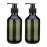 Sdoot Green Pump Bottle 2 Pack, 10oz Shampoo Pump Bottle Plastic Pump Dispenser Bottle Squeeze Containers for Shampoo Lotion Body Wash