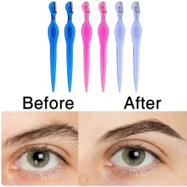 30 Pcs Dermaplane Razor Eyebrow Razor for Women Trimmer Shaver with Precision Cover Multipurpose Exfoliating Dermaplaning Tool Facial Hair Removal for Women Face Lip Grooming, 3 Colors 30 Pcs Dermaplane Razor Eyebrow Razor for Women Trimmer Shaver with Precision Cover Multipurpose Exfoliating Dermaplaning Tool Facial Hair Removal for Women Face Lip Grooming, 3 Colors