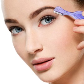 30 Pcs Dermaplane Razor Eyebrow Razor for Women Trimmer Shaver with Precision Cover Multipurpose Exfoliating Dermaplaning Tool Facial Hair Removal for Women Face Lip Grooming, 3 Colors 30 Pcs Dermaplane Razor Eyebrow Razor for Women Trimmer Shaver with Precision Cover Multipurpose Exfoliating Dermaplaning Tool Facial Hair Removal for Women Face Lip Grooming, 3 Colors