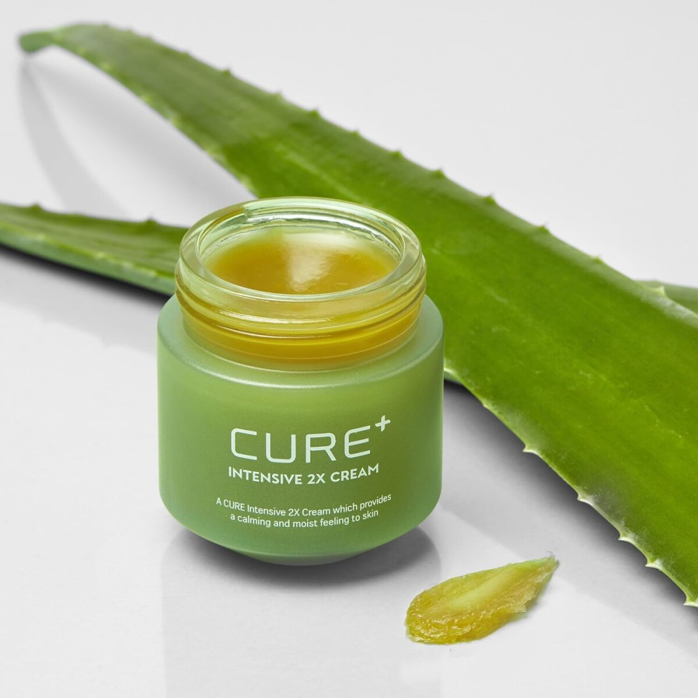 Cure Intensive 2X Cream, Premium Aloe Deep Moisturizing Multi Balm, Korean Skincare, Face Moisturizer for Dry Skin (Pack of 1) Cure Intensive 2X Cream, Premium Aloe Deep Moisturizing Multi Balm, Korean Skincare, Face Moisturizer for Dry Skin (Pack of 1)