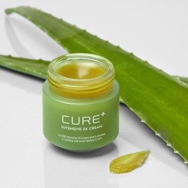 Cure Intensive 2X Cream, Premium Aloe Deep Moisturizing Multi Balm, Korean Skincare, Face Moisturizer for Dry Skin (Pack of 1) Cure Intensive 2X Cream, Premium Aloe Deep Moisturizing Multi Balm, Korean Skincare, Face Moisturizer for Dry Skin (Pack of 1)