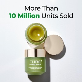 Cure Intensive 2X Cream, Premium Aloe Deep Moisturizing Multi Balm, Korean Skincare, Face Moisturizer for Dry Skin (Pack of 1) Cure Intensive 2X Cream, Premium Aloe Deep Moisturizing Multi Balm, Korean Skincare, Face Moisturizer for Dry Skin (Pack of 1)