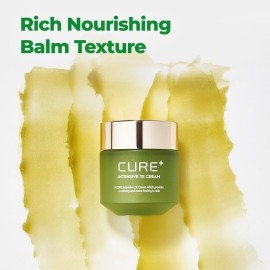 Cure Intensive 2X Cream, Premium Aloe Deep Moisturizing Multi Balm, Korean Skincare, Face Moisturizer for Dry Skin (Pack of 1) Cure Intensive 2X Cream, Premium Aloe Deep Moisturizing Multi Balm, Korean Skincare, Face Moisturizer for Dry Skin (Pack of 1)