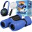 Binoculars for Kids for Toddler - for Little Boys and Girls - Extensive Set Incl. Magnifying Glass & Compass - Powerful Magnification 8X21 - 3 to 12 Year Old Kids