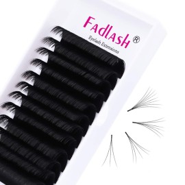 Lash Extensions Mega Volume Eyelash Extensions 0.03 C Curl Easy Fanning Volume Lashes Self Fan Eyelashes Extensions (0.03-C, 17mm)