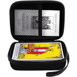 Carrying Case for Rider Tarot Deck Cards, Classic Tarot Cards Set Storage Box, Card Deck and Guidebook Rune Purse Organizer Holder Bag - Only a Hard Case for Sale, Not Included Tarot Cards