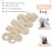 SEGO Tape in Hair Extensions Wavy 20 Inch Natural 100% Remy Human Hair Real Seamless Skin Weft Invisible Rooted Double Sided Tape Hair for Women 20pcs 50g -White Blonde -Body Wave