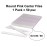 AMT 50 PCS Jumbo White Nail Files, White Nail File, Nail Files for Acrylic Nails, Emery Boards for Nails, 80/80 Grit Nail File (50 PCS Nail Files) (Grit 80/80 (Round, Pink))