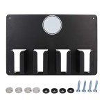 Laven Hair Clipper Holder Wall-Mounted Hair Cutter Brush Holder Stand Clipper Rack Salon Accessories for Barber