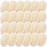 24 Pieces Exfoliating Loofah Sponge Pads Facial Body Bath Shower Loofah Sponge Pad Natural Exfoliating Scrubber Brush for Men Women Bath and Spa